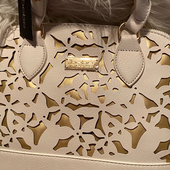 Denise White Small Dome Purse